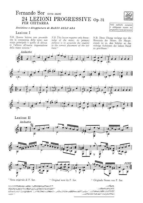 24 Lezioni Progressive Op. 31
